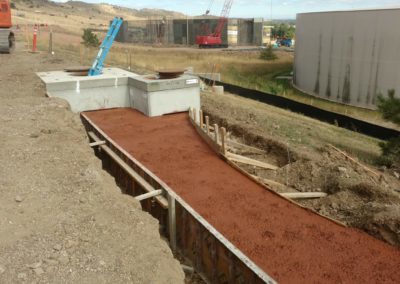 SCFP excavation for ductbank