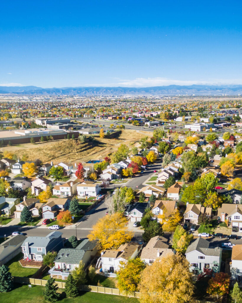Residential Neighborhood in Fort Collins, Colorado
