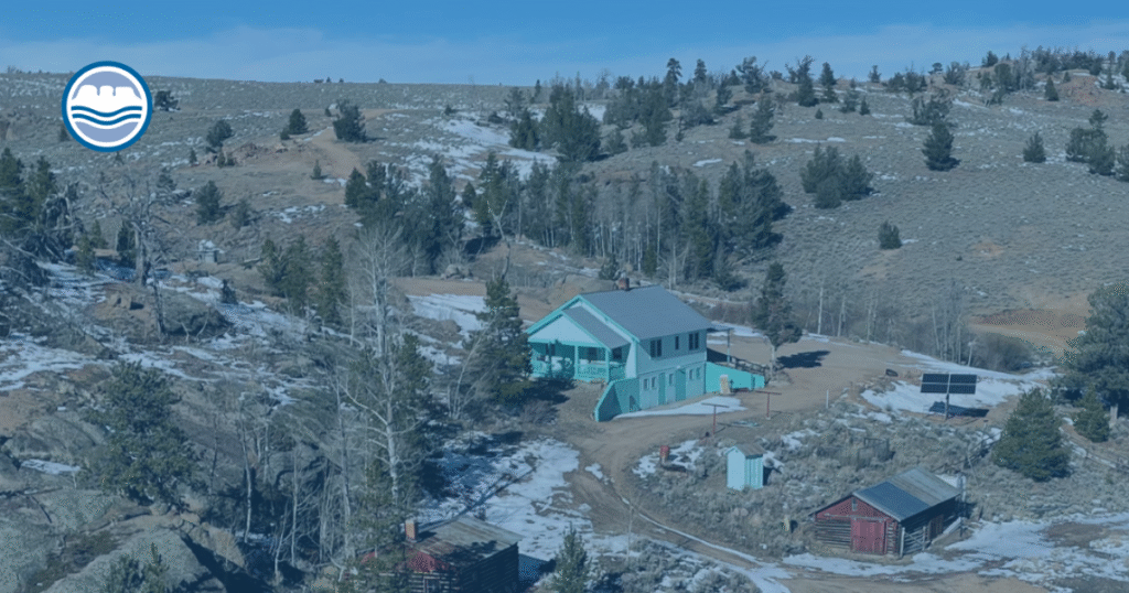 snow on adjacent hill on January 3, 2026
